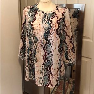 Snake Skin printed tunic